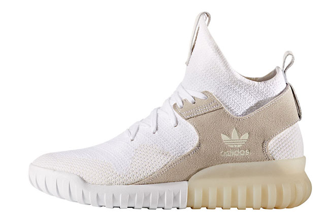 adidas tubular x primeknit tan