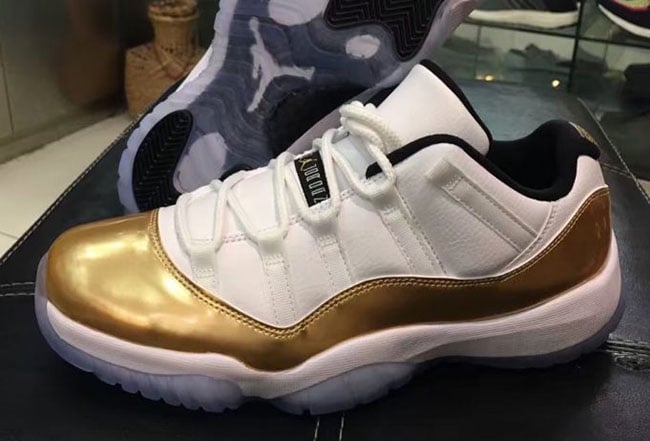 Air Jordan 11 Low Retro Olympic Gold