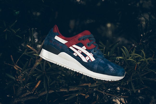 Asics Gel Lyte III India Ink Burgundy