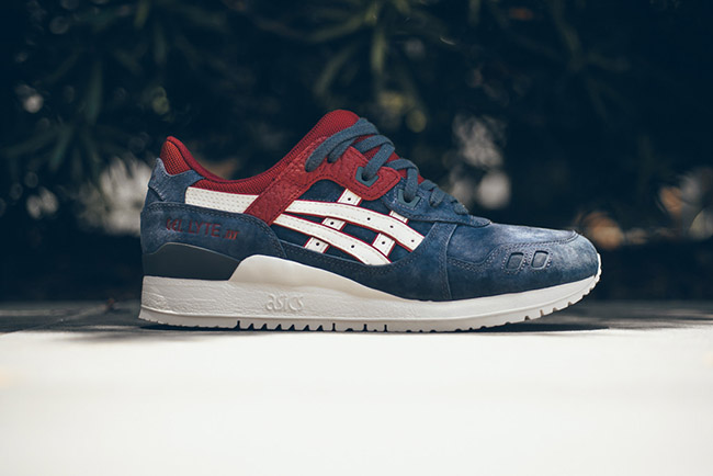 Asics Gel Lyte III India Ink Burgundy