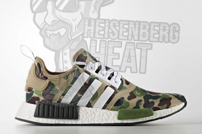 Bape adidas NMD R1 Camo