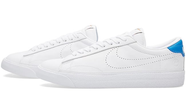 fragment design Nike Zoom Tennis Classic AC White Blue