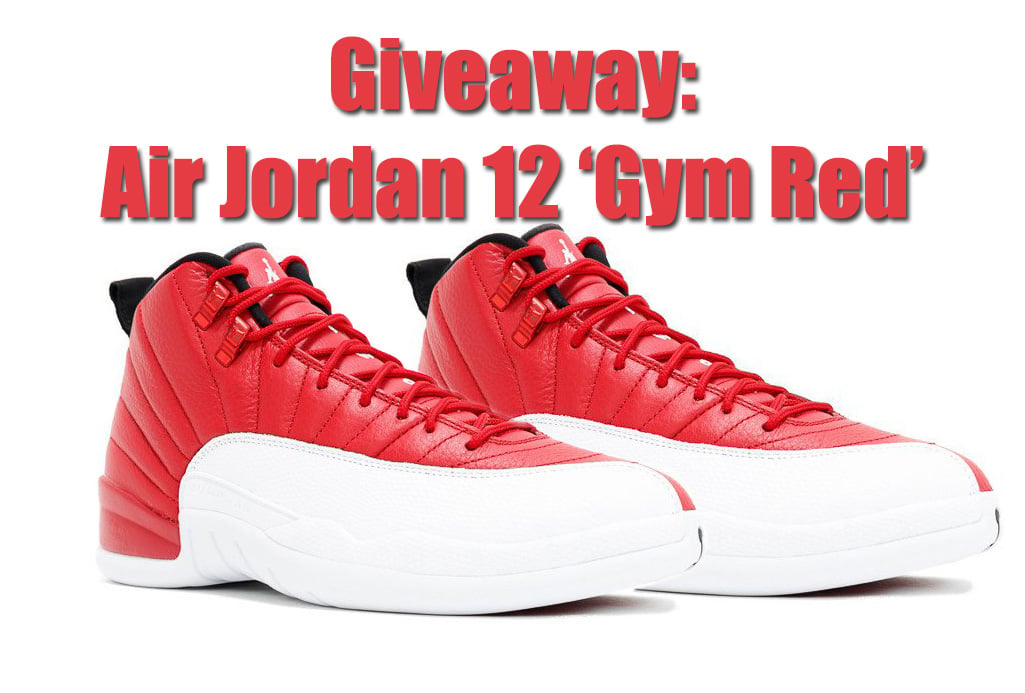 GIVEAWAY: Air Jordan 12 Gym Red