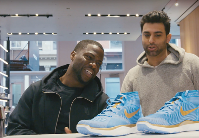 Kevin Hart Goes Sneaker Shopping