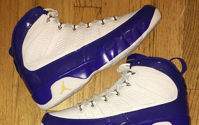 Kobe Air Jordan 9 Lakers