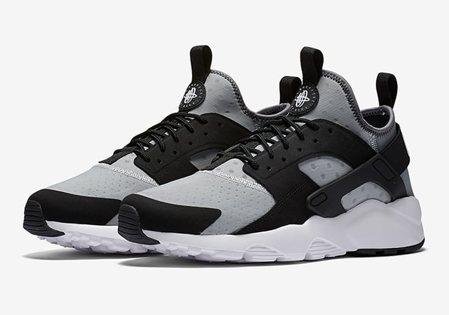 white grey and black huaraches