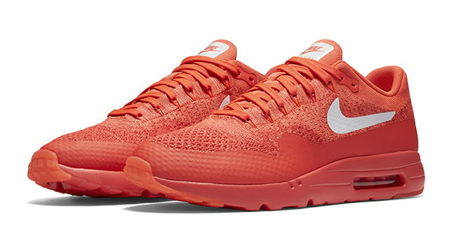 Nike Air Max 1 Ultra Flyknit Bright Crimson