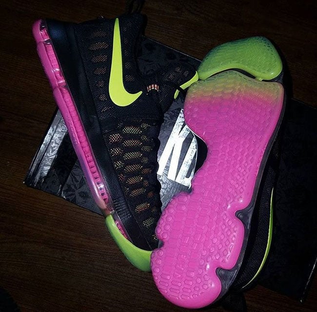 Nike KD 9 Multicolor Pink Yellow