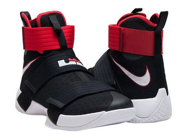 Nike LeBron Soldier 10 Black White Red