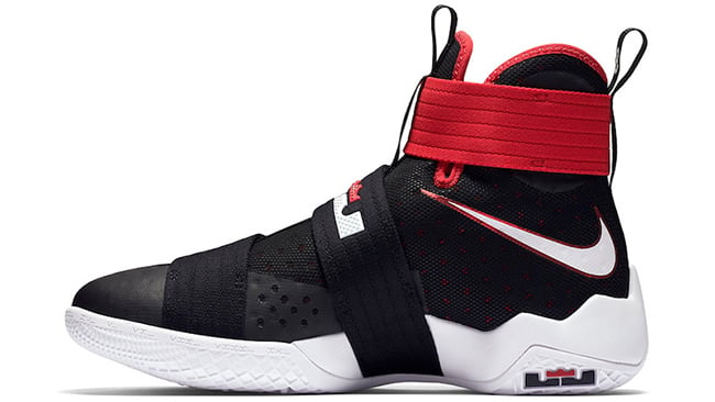 Nike LeBron Soldier 10 Bred Black Red
