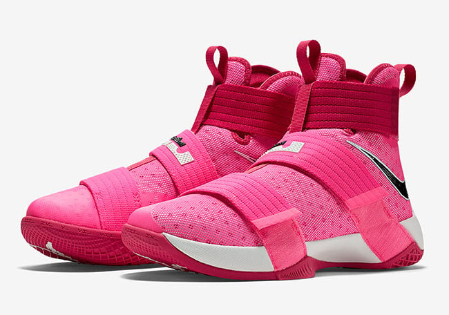 pink and white lebron soldiers