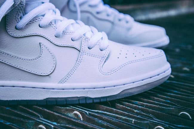 Nike SB Dunk High White Light Base Grey