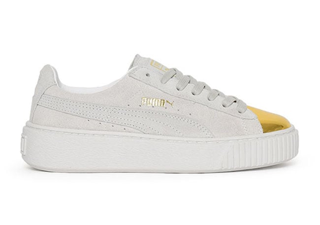 Puma Suede Platform Gold Toe Pack