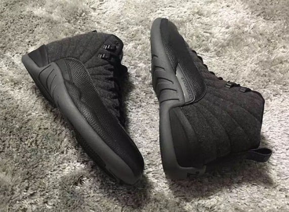jordan 12 wool grey