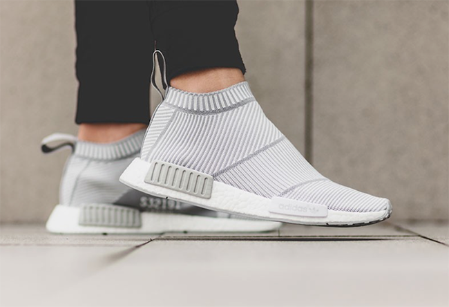 adidas NMD City Sock PK White Grey 