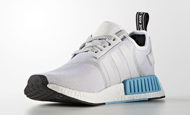 adidas NMD White Blue Mesh