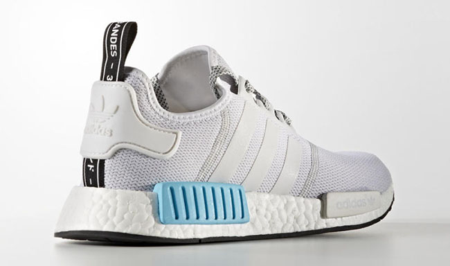 adidas NMD White Blue Mesh