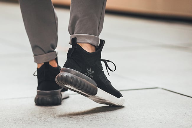 adidas tubular x primeknit black white