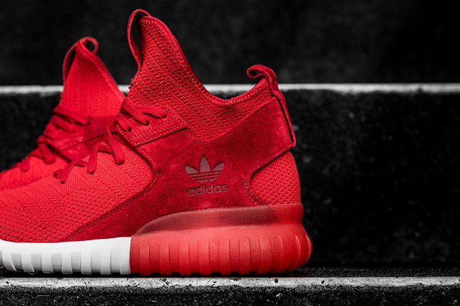 adidas Tubular X Primeknit Scarlet Red