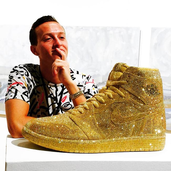 Air Jordan 1 Gold Crystal Daniel Jacob