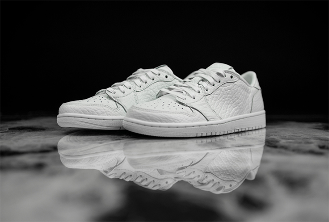 Air Jordan 1 Low No Swoosh White July 2016