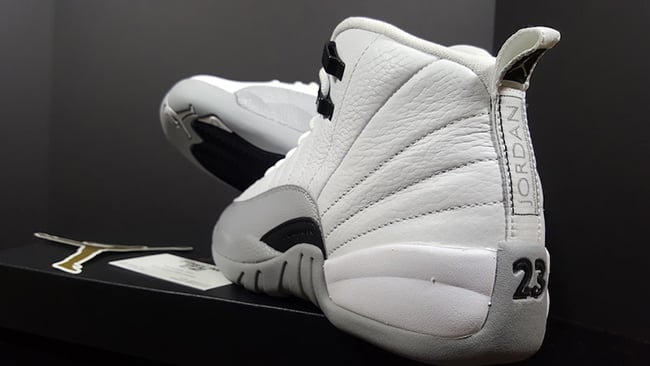 Air Jordan 12 Retro GS White Black Wolf Grey Barons