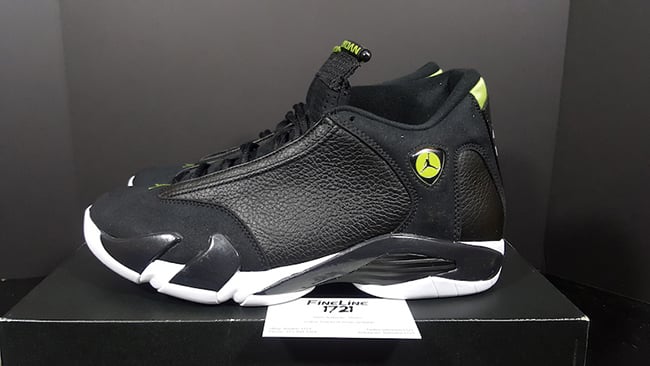 Air Jordan 14 Retro Indiglo Vivid Green