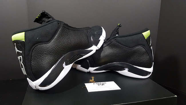 Air Jordan 14 Retro Indiglo Vivid Green