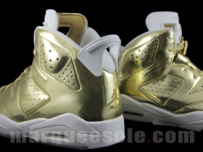 Air Jordan 6 Metallic Gold Pinnacle