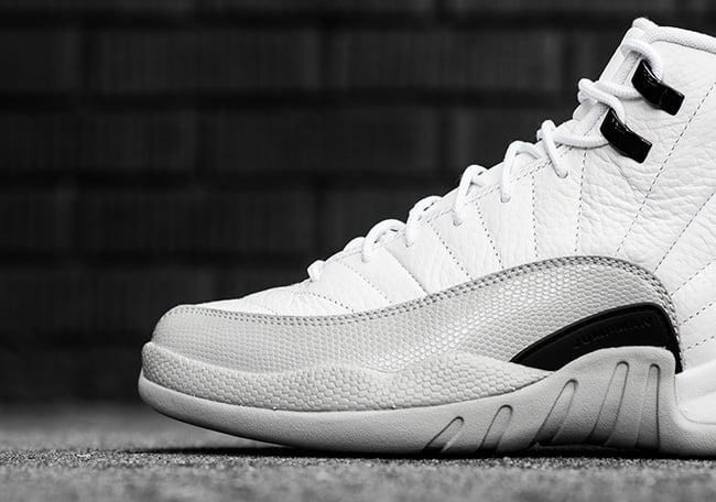 Barons Air Jordan 12 GS White Black Grey