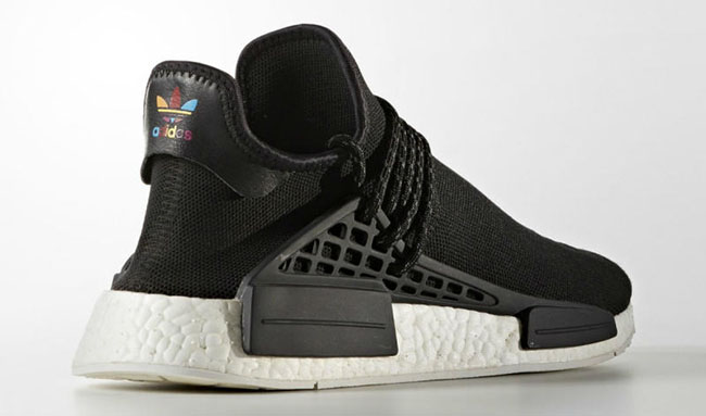 adidas nmd human race black white