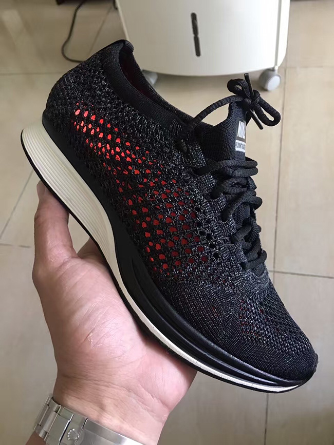 Black Nike Flyknit Racer