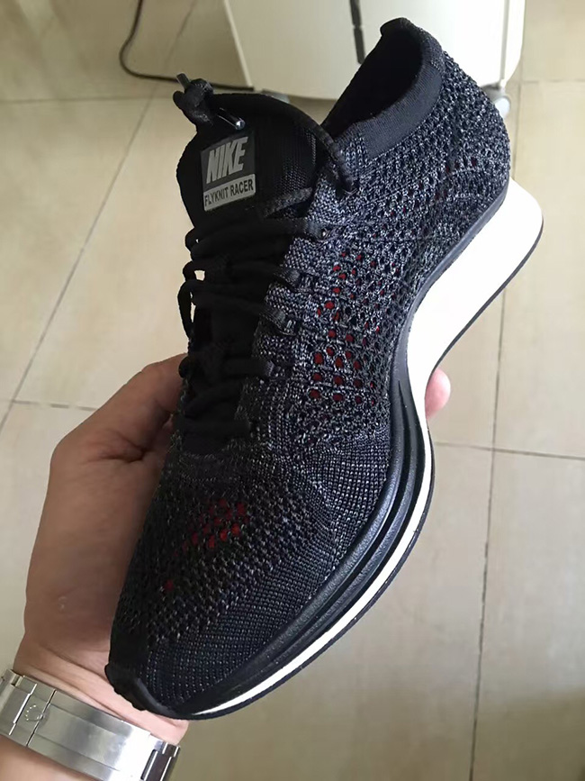 Black Nike Flyknit Racer