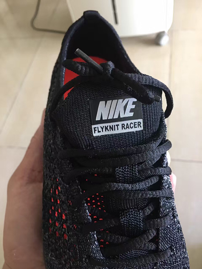 Black Nike Flyknit Racer