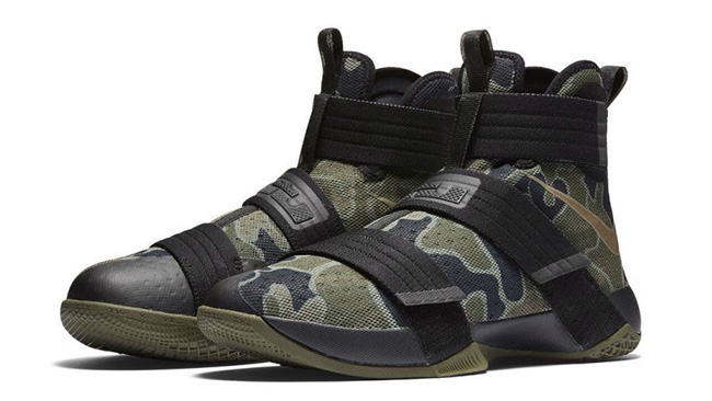 Camo Nike LeBron Soldier 10