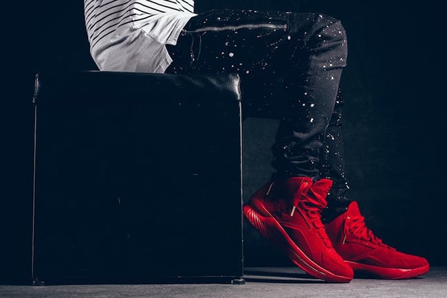 Curry Lux Red Suede