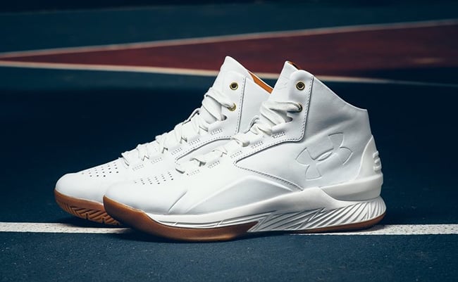 Curry Lux White Leather