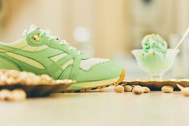 Detailed Look at the Feature x Diadora N9000 ‘Pistachio’