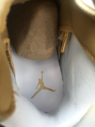 Nike Air Jordan Glow In The Dark Black And Gold Jordans