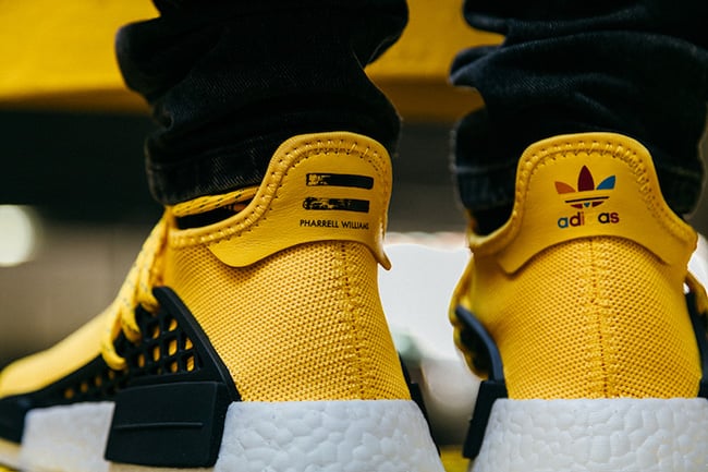 human race shoes yellow