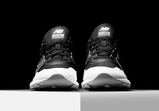 New Balance 580 Re-Engineered Tuxedo Black White