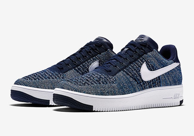 Nike Air Force 1 Flyknit Navy 