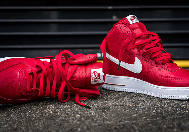 Nike Air Force 1 High Perf Gym Red 