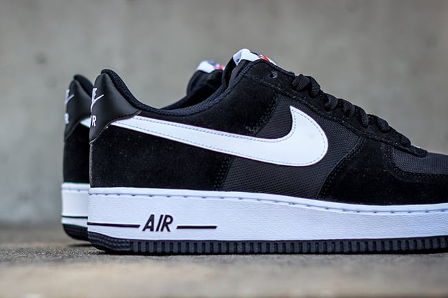 Nike Air Force 1 Low Suede Mesh Black Obsidian White | SneakerFiles