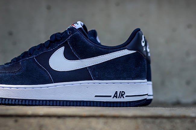 Nike Air Force 1 Low Suede Mesh Black Obsidian White | SneakerFiles