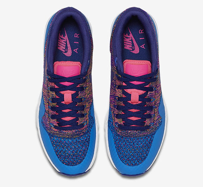 Nike Air Max 1 Ultra Flyknit Multicolor Blue Pink