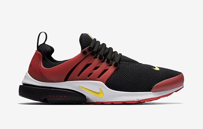 nike presto red and black