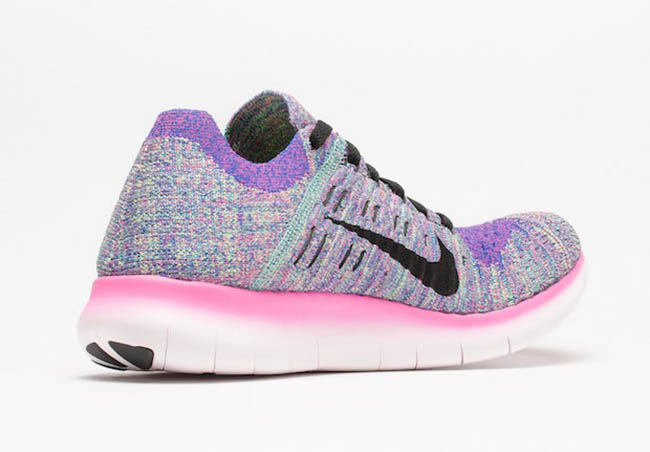 Nike Free RN Flyknit Pink Blast Multicolor