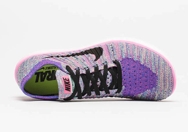 Nike Free RN Flyknit Pink Blast Multicolor