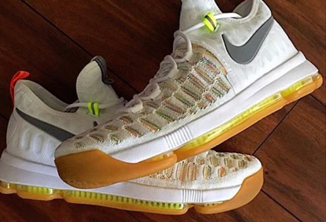 Nike KD 9 White Multicolor Gum